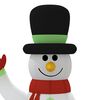 vidaXL Inflatable Snowman Family Multicolour