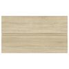 vidaXL Sink Cabinet With Basin Sonoma Oak, White Engineered Wood, Ceramic