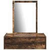 vidaXL Dressing Table Brown 23.62 x 15.75 x 27.56 in Engineered Wood