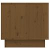 vidaXL Bedside Cabinet Set of 2 Honey brown Solid pinewood Standard