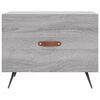 vidaXL Coffee Table Grey Sonoma Engineered wood, Iron Compact