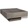 vidaXL Coffee Table Dark brown Solid mango wood Small Decorative Inlays