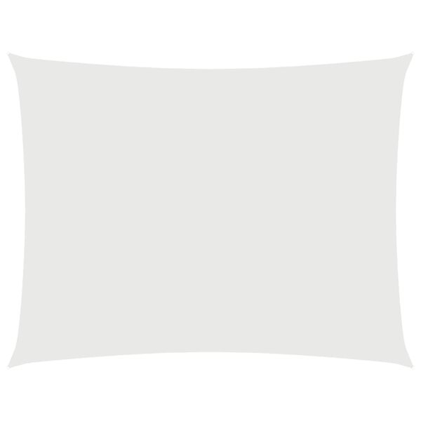 vidaXL Sunshade Sail Oxford Fabric Rectangular 6.6x9.8' White