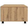 vidaXL Coffee Table Artisan Oak Engineered Wood 23.6x23.6x15.0 in