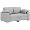 vidaXL Sofa Cloud Grey 62.99 x 30.31 x 32.28 in Fabric