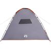 vidaXL Camping Tent 8-Person Orange Waterproof