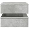 vidaXL Coffee Table Concrete Grey Engineered Wood