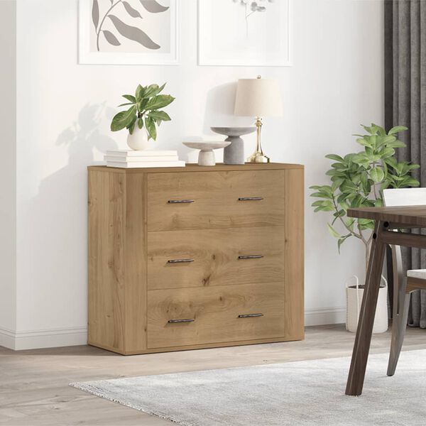 vidaXL Sideboard Artisan Oak Engineered Wood Medium Sideboard