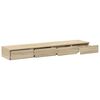vidaXL Bed Drawers Sonoma Oak 53.15 x 14.37 x 6.50 in Engineered Wood