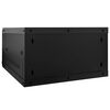 vidaXL Network Cabinet with Storage Black 53 x 60 x 30 cm Steel