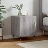 vidaXL Bedside Cabinet Gray Sonoma Engineered wood Medium
