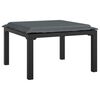 vidaXL Garden Lounge Set Black and Dark Grey