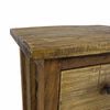 vidaXL Nightstand Brown Solid Mahogany Wood 15.7x11.8x20.1 in