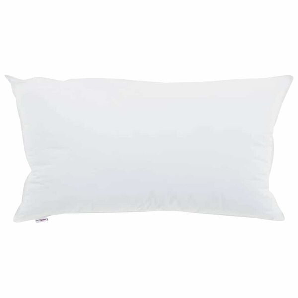 vidaXL Pillow with Pillow 2 pcs White 15.75 x 31.50 in Cotton
