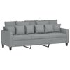 vidaXL Sofa Set Light Grey