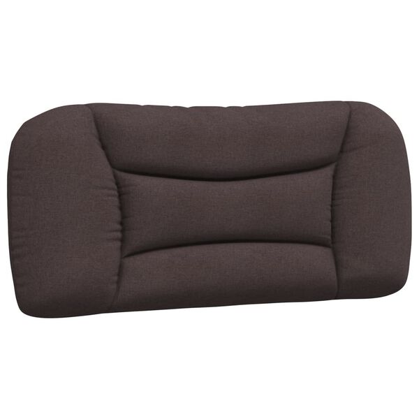 vidaXL Headboard Cushion Dark Brown 100% polyester 31.5 x 5.9 x 18.9 in