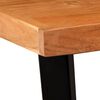 vidaXL Bar Table Multicolor Solid acacia wood, steel 23.6x23.6x42.1 in
