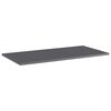 vidaXL Shelf Set of 8 High gloss grey Engineered wood