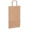 vidaXL Paper Bags 250 pcs with Handles Brown 21x11x36 cm