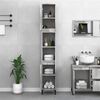 vidaXL Bathroom Cabinet Concrete gray Engineered wood, metal