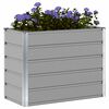 vidaXL Planter Light Grey 480 x 50 x 45 cm Galvanised Steel