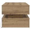 vidaXL Coffee Table Artisian oak Engineered wood Medium Coffee Table