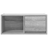 vidaXL TV Cabinet Gray Sonoma Engineered Wood Small TV Cabinet