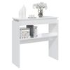 vidaXL Console Table High gloss white Engineered wood