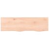 vidaXL Bathroom Countertop 39.4 x 11.8 x (0.8-1.6) " Untreated Solid Wood