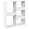 vidaXL Room Divider White Engineered Wood Medium Room Divider