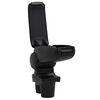 vidaXL Car Armrest Black 5.1"x14.2"x(11.8"-18.1") ABS