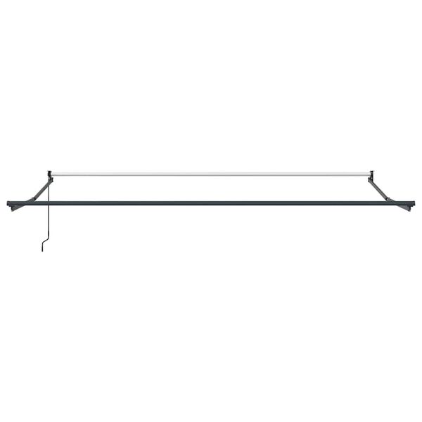 vidaXL Awning Manual Anthracite 157.48" x 118.11" Metal