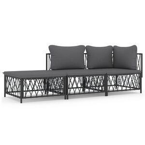 vidaXL Garden Lounge Set Anthracite