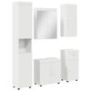 vidaXL Bathroom Furniture Set with Drawer TULUM White Engineered Wood