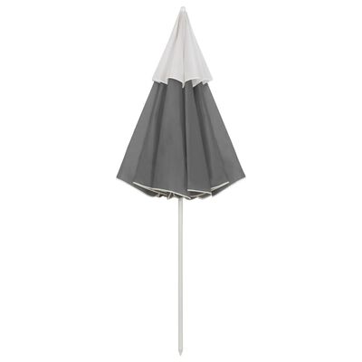 vidaXL Beach Umbrella Anthracite 118.1"