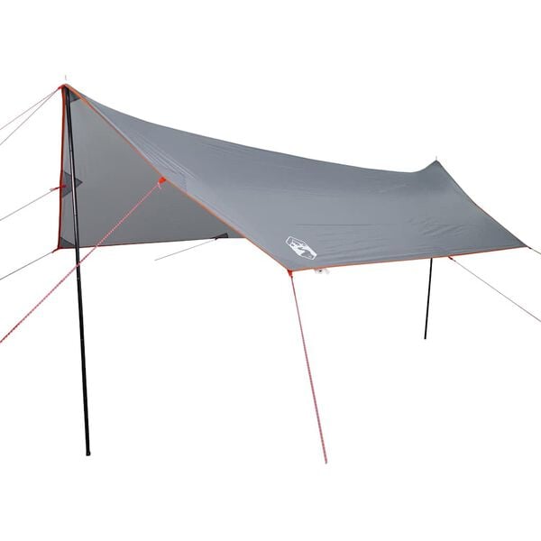 vidaXL Camping Tarp Orange 181.1x120.1x82.7" Waterproof