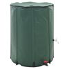 vidaXL Water Tank Green PVC Large Collapsible Water Tank Cylindrical