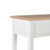 vidaXL Sideboard White and light wood MDF Medium Sideboard Rectangular