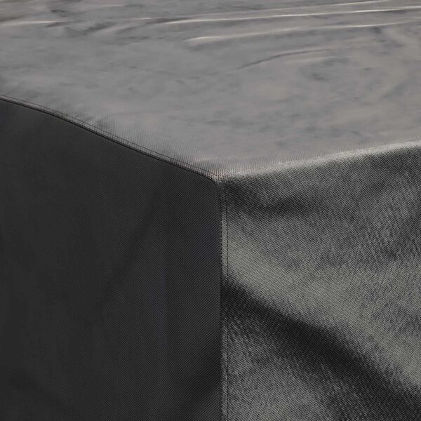 vidaXL Furniture Cover Plain Black 118.11 x 98.43 x 39.37 in 210D