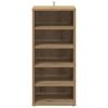 vidaXL Shoe Cabinet Set of 2 Artisan Oak Engineered wood Medium