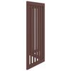 vidaXL Dog Gate Set of 3 Brown Poplar wood with water-based paint
