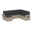 vidaXL Garden Sofa Set Light grey, Dark grey