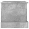 vidaXL Storage Box Concrete grey Engineered wood Medium Storage Box