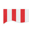 vidaXL Replacement Awning Fabric Red and White