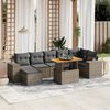 vidaXL Garden Sofa Set Grey