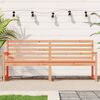 vidaXL Garden Bench Natural Wood Solid Douglas wood Large Durable