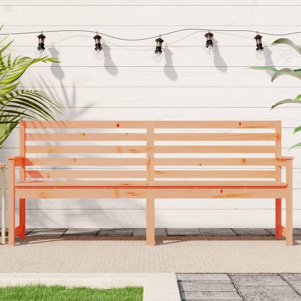 vidaXL Garden Bench Natural Wood Solid Douglas wood Large Durable