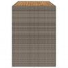 vidaXL Garden Bar Table Grey