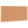 vidaXL Cork Board with Solid Pine Wood Frame 23.6x11.8"