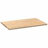 vidaXL Kitchen Worktop Oak Solid Oak Wood Medium Durable